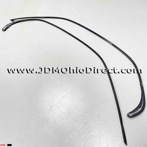 JDM EK4 Civic Si Ferio Black Drip Rails